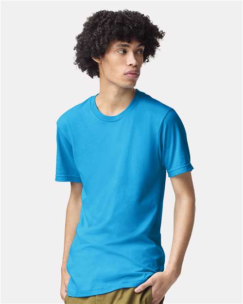 Custom Embroidered  American Apparel CVC Tee 2001CVC Heather Teal