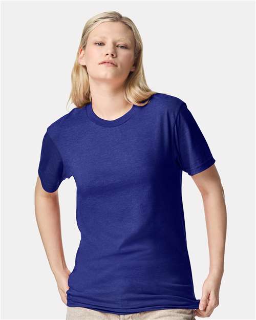 Custom Embroidered  American Apparel CVC Tee 2001CVC Heather Lapis