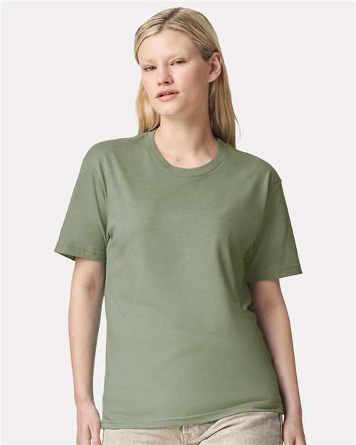Custom Embroidered  American Apparel CVC Tee 2001CVC Heather Sage