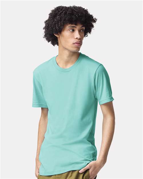 Custom Embroidered  American Apparel CVC Tee 2001CVC Heather Celadon