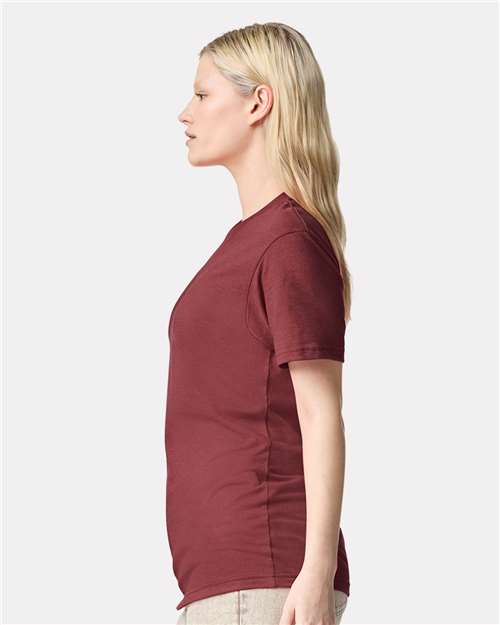 American Apparel CVC Tee 2001CVC Heather Burgundy