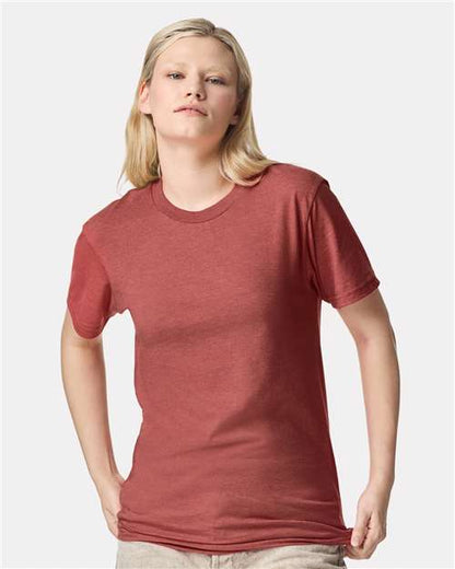 Custom Embroidered  American Apparel CVC Tee 2001CVC Heather Canyon