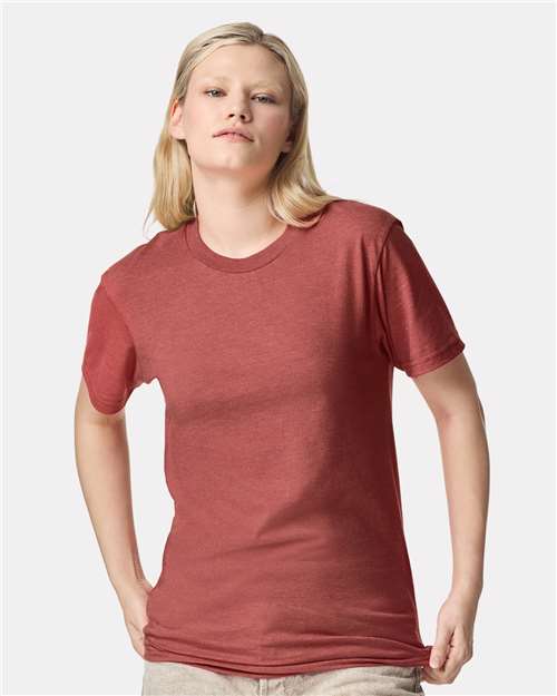 Custom Embroidered  American Apparel CVC Tee 2001CVC Heather Canyon