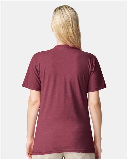 American Apparel CVC Tee 2001CVC Heather Cranberry