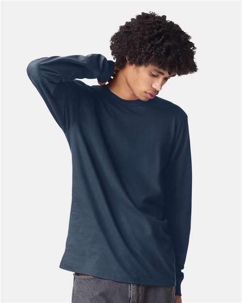 Custom Embroidered  American Apparel Fine Jersey Long Sleeve Tee 2007  