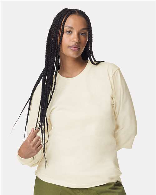 Custom Embroidered  American Apparel Fine Jersey Long Sleeve Tee 2007  