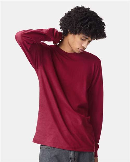 Custom Embroidered  American Apparel Fine Jersey Long Sleeve Tee 2007  