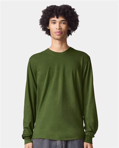 Custom Embroidered  American Apparel Fine Jersey Long Sleeve Tee 2007  