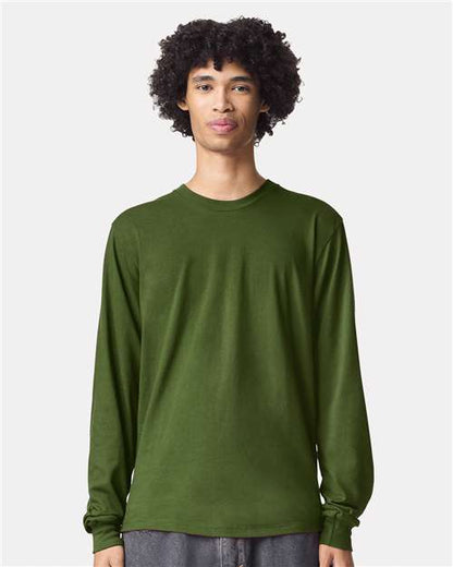 Custom Embroidered  American Apparel Fine Jersey Long Sleeve Tee 2007  