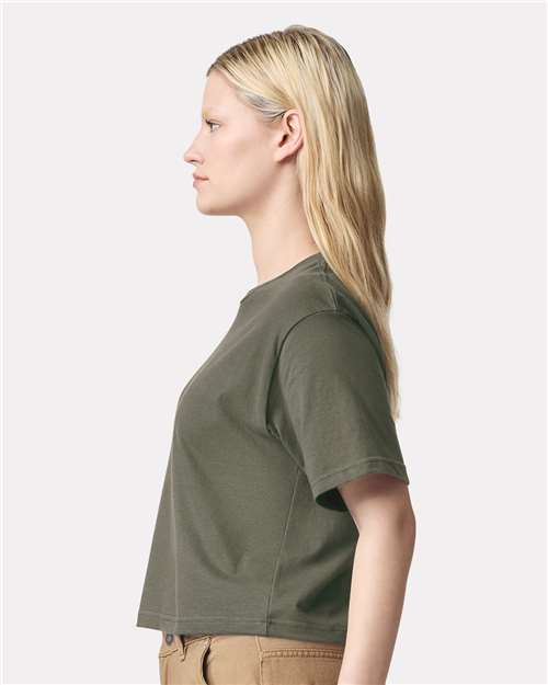 American Apparel Women's Fine Jersey Boxy Tee 102