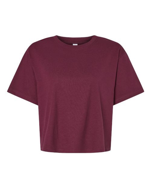 American Apparel Women's Fine Jersey Boxy Tee 102