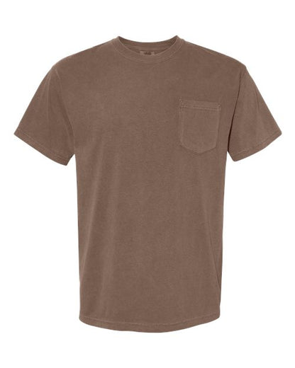 Comfort Colors Garment-Dyed Heavyweight Pocket T-Shirt 6030 Espresso