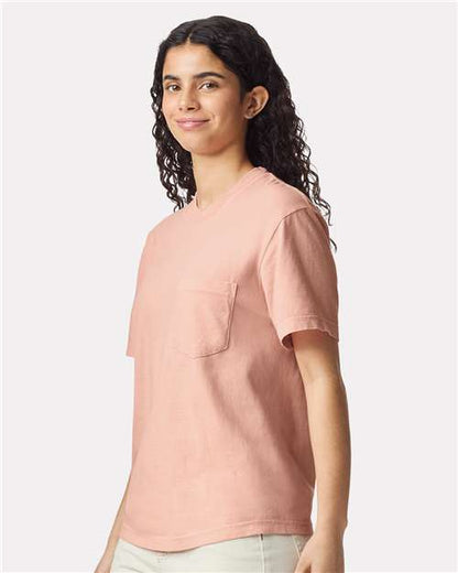 Comfort Colors Garment-Dyed Heavyweight Pocket T-Shirt 6030 Peachy