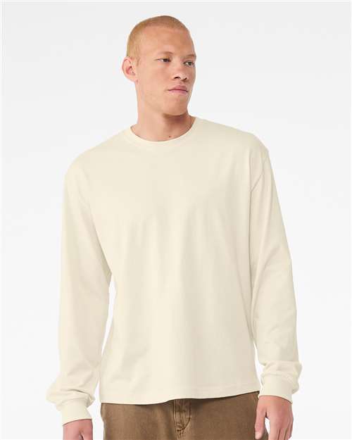 Custom Embroidered  BELLA + CANVAS 6 oz. Heavyweight Long Sleeve Tee 3511  