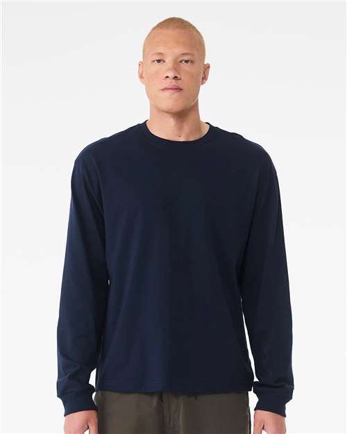 Custom Embroidered  BELLA + CANVAS 6 oz. Heavyweight Long Sleeve Tee 3511  
