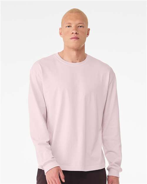 Custom Embroidered  BELLA + CANVAS 6 oz. Heavyweight Long Sleeve Tee 3511  