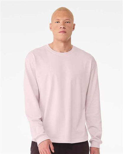 Custom Embroidered  BELLA + CANVAS 6 oz. Heavyweight Long Sleeve Tee 3511  