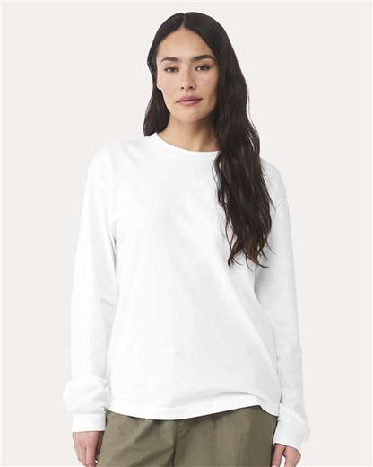 Custom Embroidered  BELLA + CANVAS 6 oz. Heavyweight Long Sleeve Tee 3511  