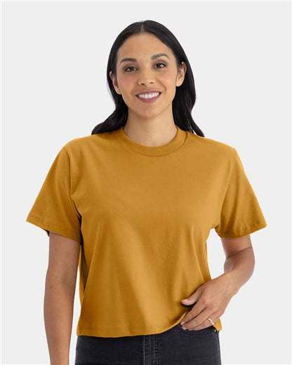 Custom Embroidered  Next Level Women's Heavyweight Boxy T-Shirt 7610  