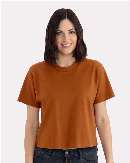 Custom Embroidered  Next Level Women's Heavyweight Boxy T-Shirt 7610  