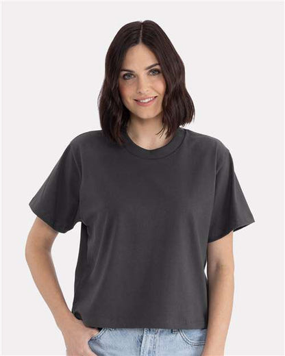 Custom Embroidered  Next Level Women's Heavyweight Boxy T-Shirt 7610  
