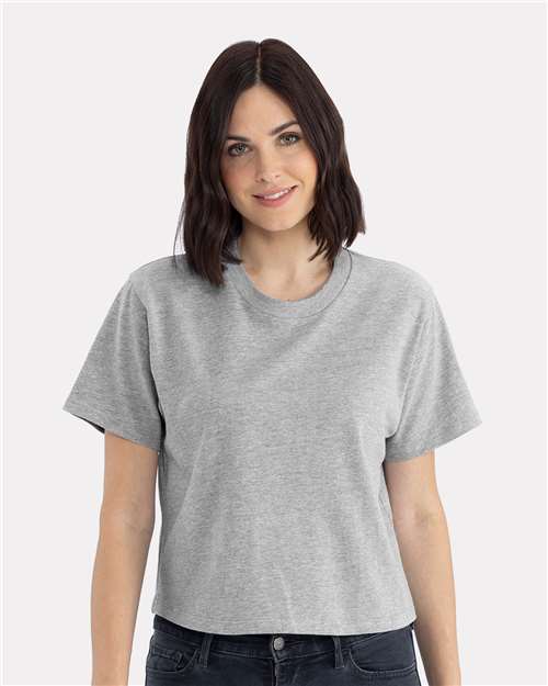 Custom Embroidered  Next Level Women's Heavyweight Boxy T-Shirt 7610  