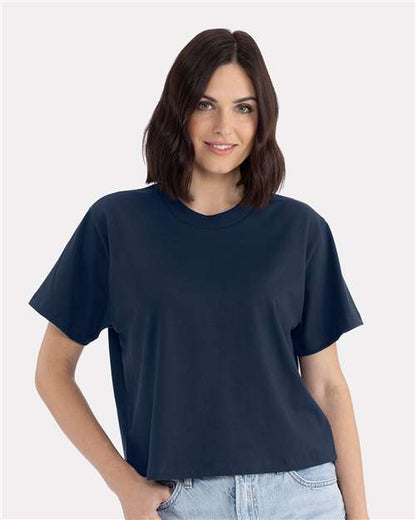 Custom Embroidered  Next Level Women's Heavyweight Boxy T-Shirt 7610  