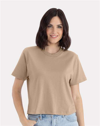 Custom Embroidered  Next Level Women's Heavyweight Boxy T-Shirt 7610  