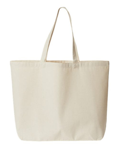 OAD Jumbo Recycled Midweight Gusseted Canvas Tote OAD108R