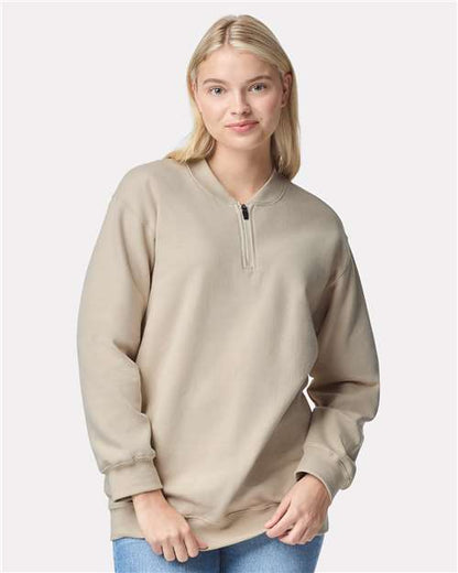 Custom Embroidered  Gildan Softstyle® Midweight 1/4 Zip Sweatshirt SF008  