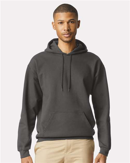 Custom Embroidered  Gildan Softstyle® Midweight Hooded Sweatshirt SF500 Smoke