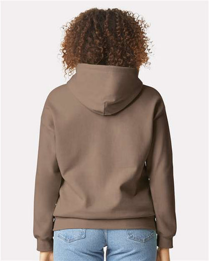 Gildan Softstyle® Midweight Hooded Sweatshirt SF500 Brown Savana