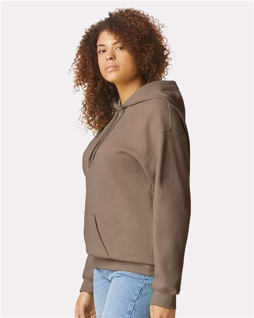 Gildan Softstyle® Midweight Hooded Sweatshirt SF500 Brown Savana