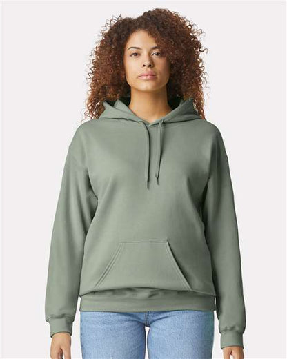 Custom Embroidered  Gildan Softstyle® Midweight Hooded Sweatshirt SF500 Sage