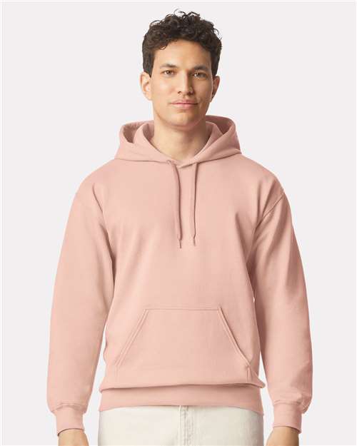 Custom Embroidered  Gildan Softstyle® Midweight Hooded Sweatshirt SF500 Dusty Rose