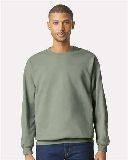 Custom Embroidered  Gildan Softstyle® Midweight Crewneck Sweatshirt SF000 Sage