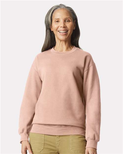 Custom Embroidered  Gildan Softstyle® Midweight Crewneck Sweatshirt SF000 Dusty Rose