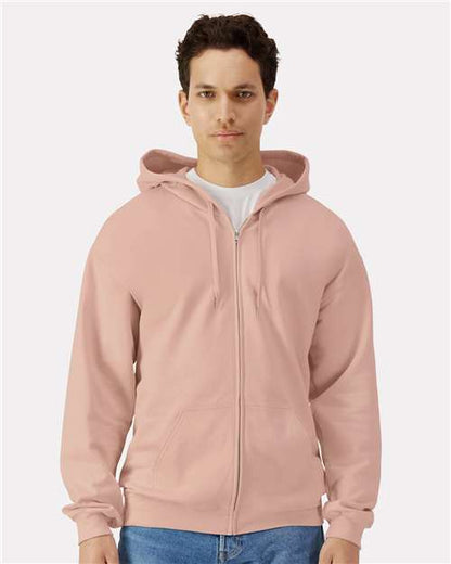 Custom Embroidered  Gildan Softstyle® Full-Zip Hooded Sweatshirt SF600  