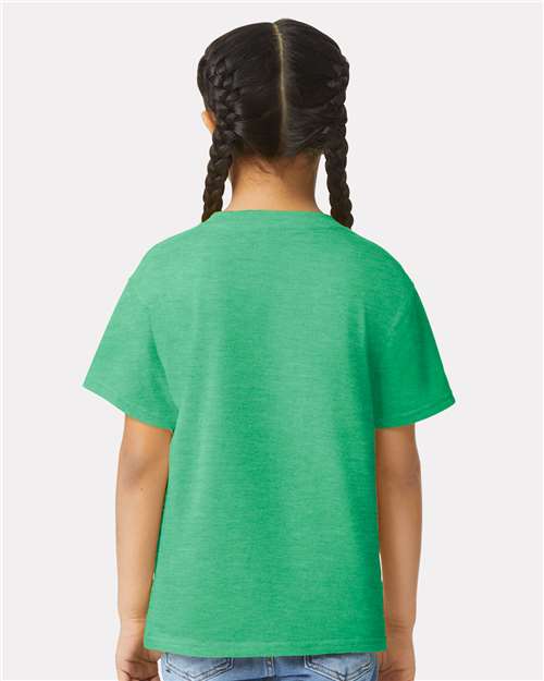 Gildan Softstyle® Youth T-Shirt 64000B Heather Irish Green