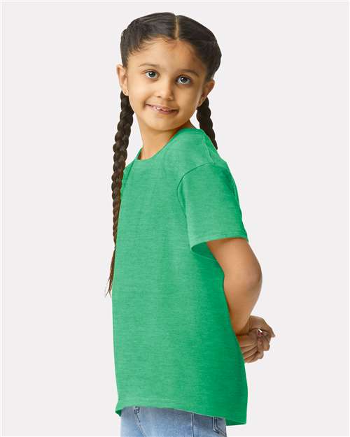 Gildan Softstyle® Youth T-Shirt 64000B Heather Irish Green