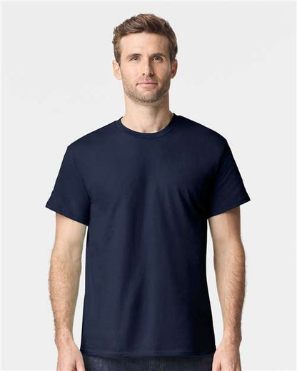 Custom Embroidered  Gildan Heavy Cotton™ T-Shirt 5000 Blue Dusk