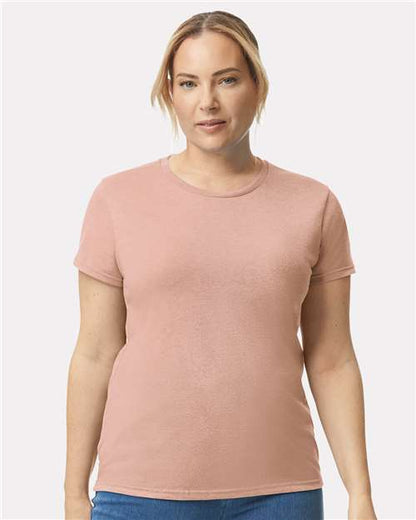 Custom Embroidered  Gildan Heavy Cotton™ Women’s T-Shirt 5000L Dusty Rose