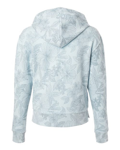MV Sport Women's Maddie Floral Print Hooded Sweatshirt W24105