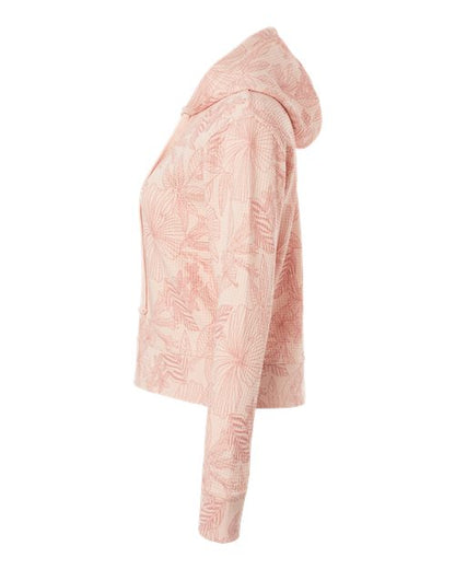 MV Sport Women's Maddie Floral Print Hooded Sweatshirt W24105