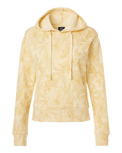 MV Sport Women's Maddie Floral Print Hooded Sweatshirt W24105