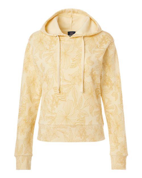 MV Sport Women's Maddie Floral Print Hooded Sweatshirt W24105
