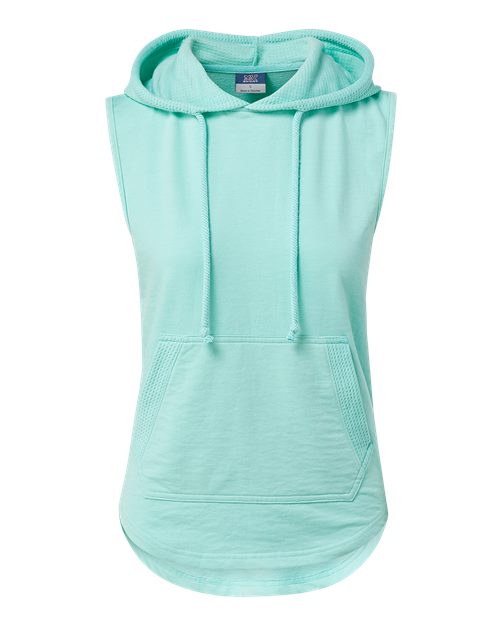 MV Sport Women's Kinsley Sleeveless Hooded Sweatshirt W24131