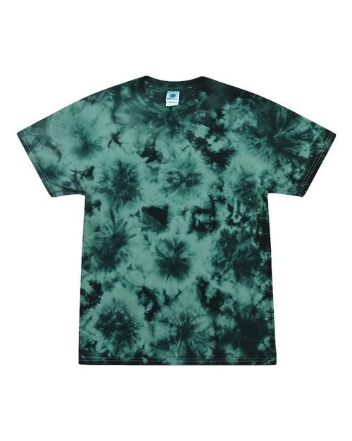 Custom EmbroideredColortone Youth Crystal Wash T-Shirt 12511 Crystal Jade