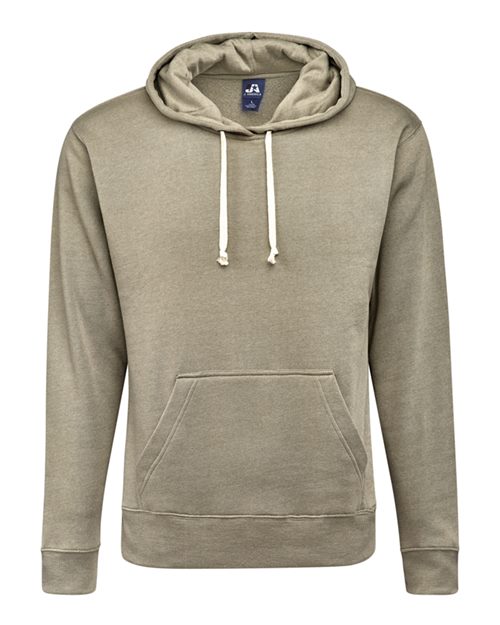 J. America Triblend Fleece Hooded Sweatshirt 8871 Desert Triblend