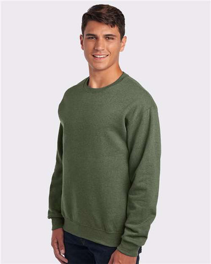 JERZEES NuBlend® Crewneck Sweatshirt 562MR Military Green Heather